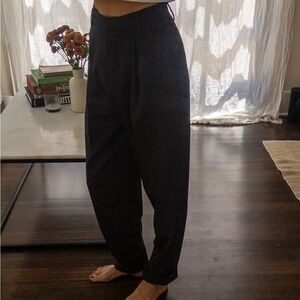 Stylish charcoal grey trousers